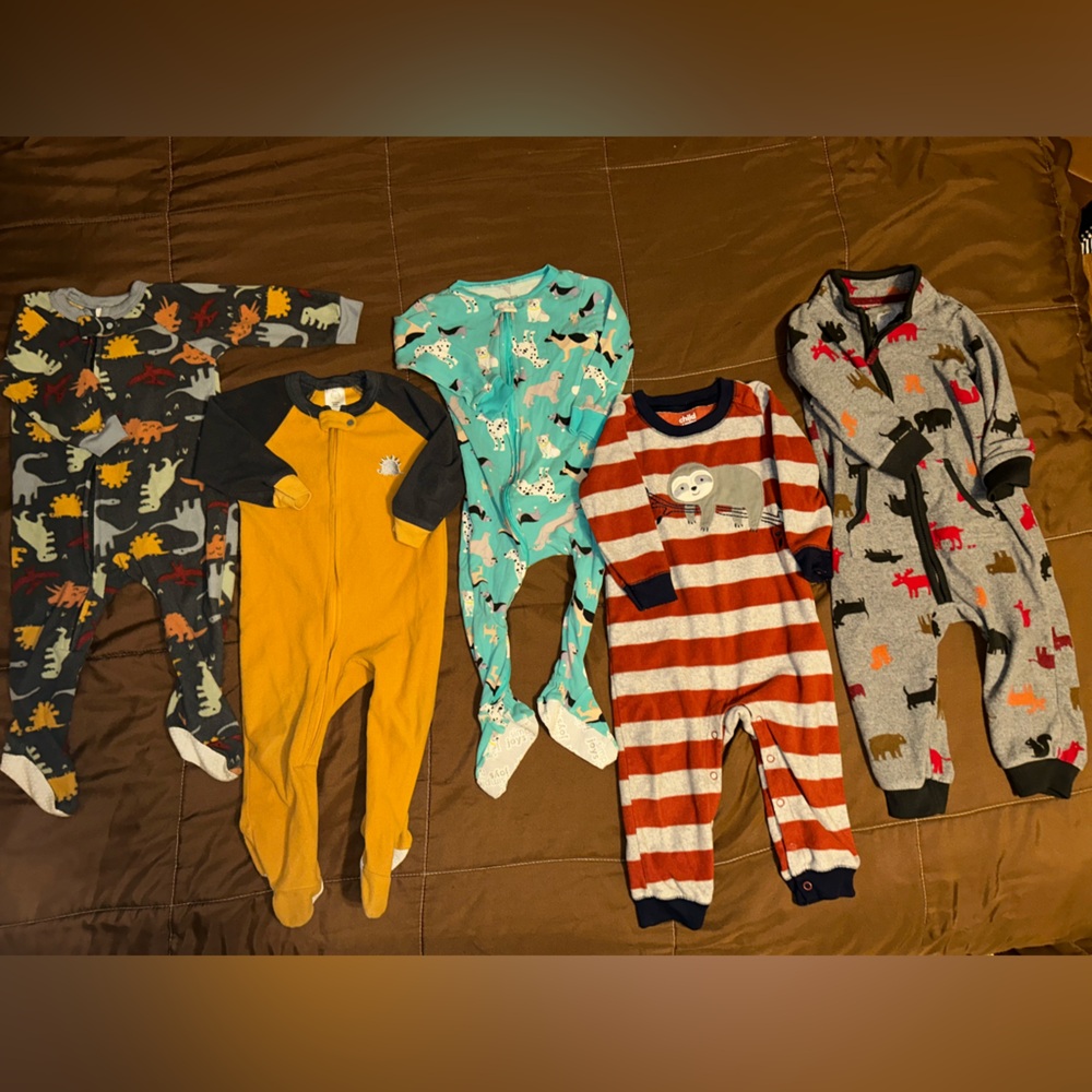 5 piece baby boy pajamas 18 months